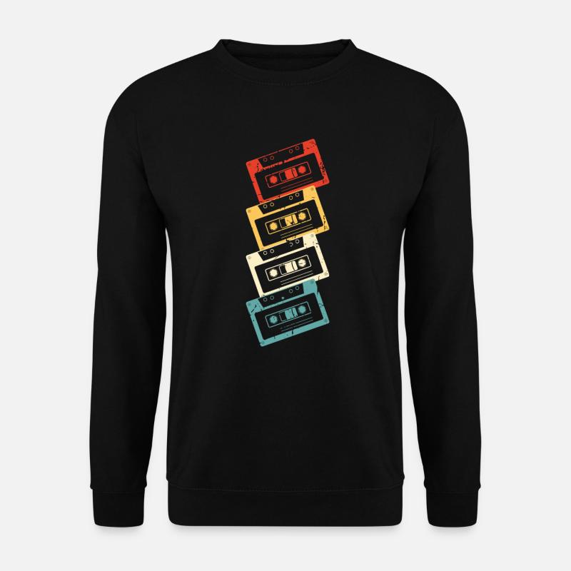 80er Jahre Musik - Unisex Pullover - Schwarz