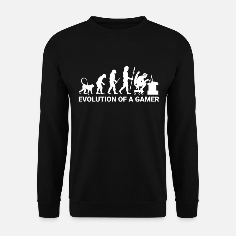Evolution Gamer - Unisex Pullover - Schwarz