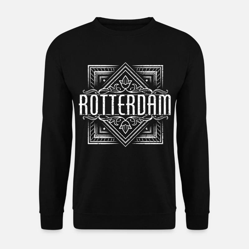 Conception de Rotterdam - Sweat-shirt Unisexe - noir