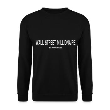 millionnaire - Sweat-shirt Unisexe - noir - Devant - Alina (178cm) & Michal (187cm)