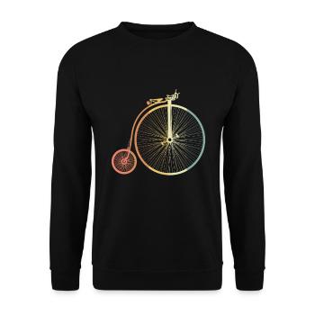 Penny farthing - Sweat-shirt Unisexe - noir - Devant - Alina (178cm) & Michal (187cm)