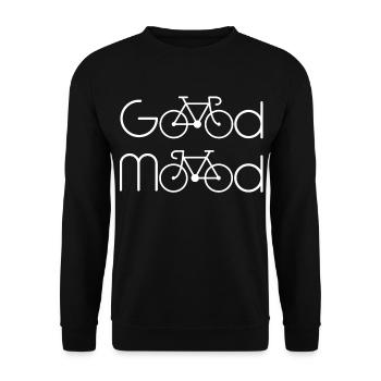 Good Mood - Unisex Pullover - Schwarz - Vorne - Alina (178cm) & Michal (187cm)