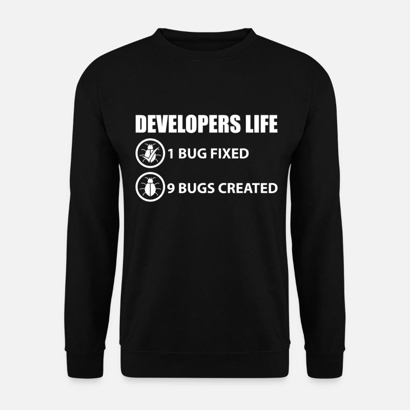 Programmierer Witz - Unisex Pullover - Schwarz