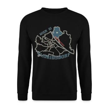 Floridsdorf - Unisex Pullover - Schwarz - Vorne - Alina (178cm) & Michal (187cm)