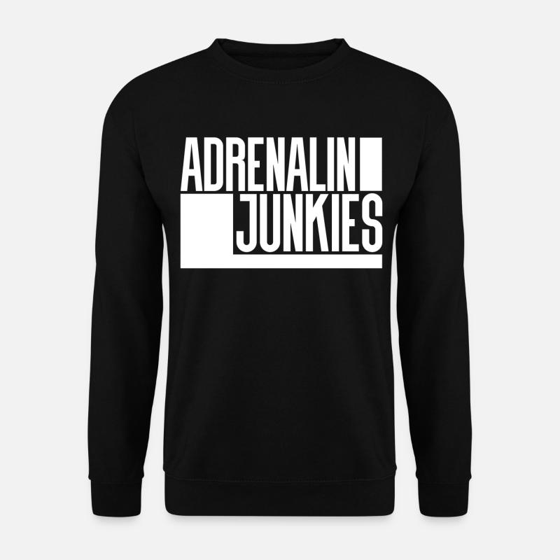 Adrenalin Junkies - Unisex Pullover - Schwarz