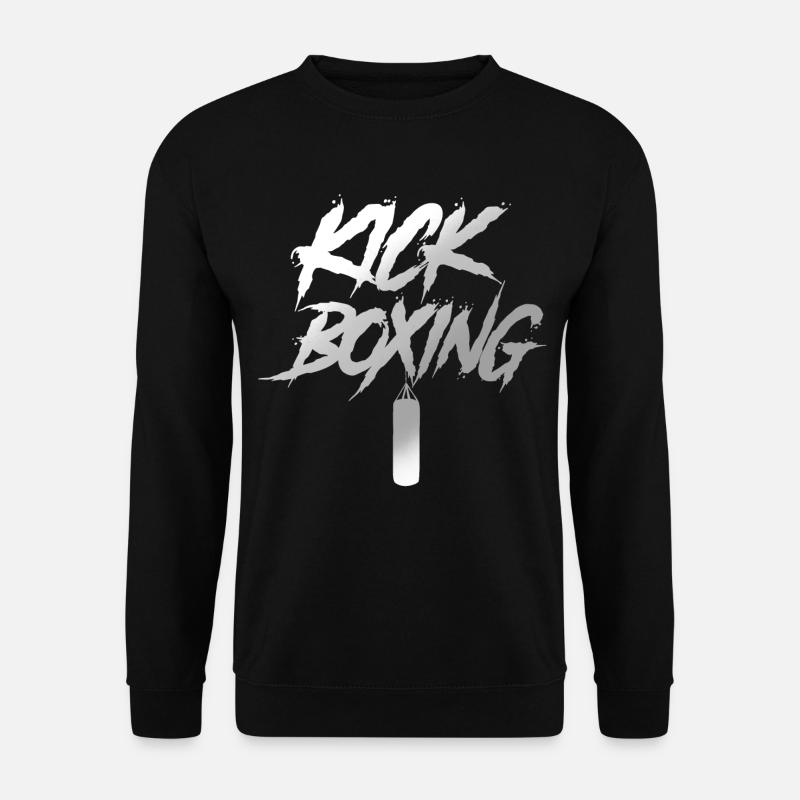 Kickboxing Kickboxen - Unisex Pullover - Schwarz