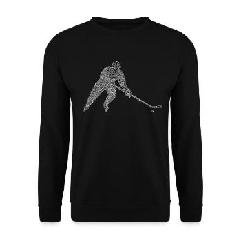 hockey - Sweat-shirt Unisexe - noir - Devant - Alina (178cm) & Michal (187cm)