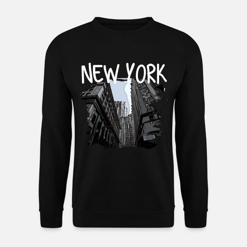 New York - Unisex Pullover - Schwarz