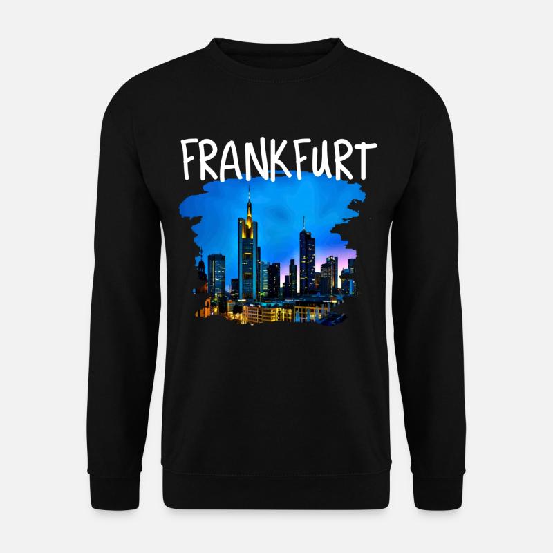 Frankfurt skyline - Unisex Sweatshirt - black