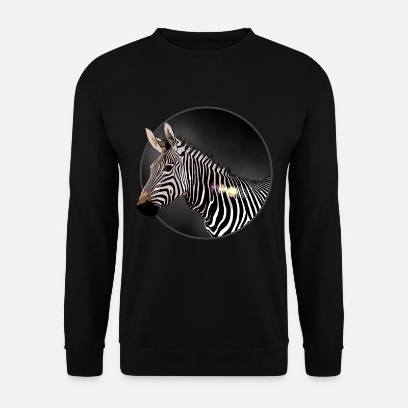 zebra - Unisex Sweatshirt - black