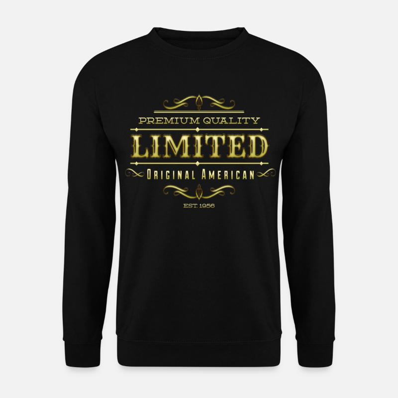 Or limité - Sweat-shirt Unisexe - noir