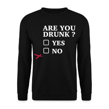 Toast - Unisex Sweatshirt - black - Front - Alina (178cm) & Michal (187cm)