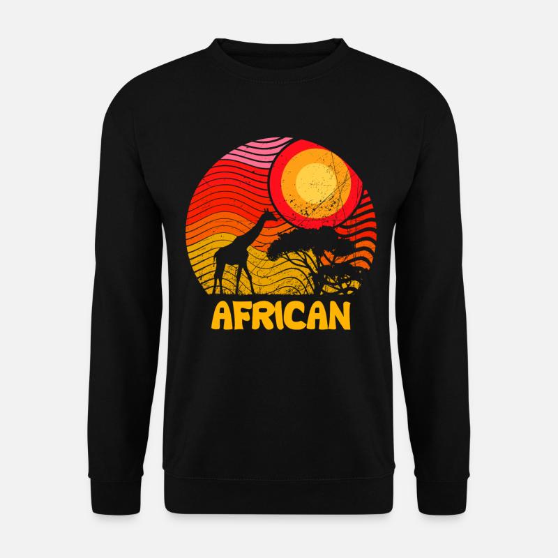 AFRICAN - Unisex Pullover - Schwarz