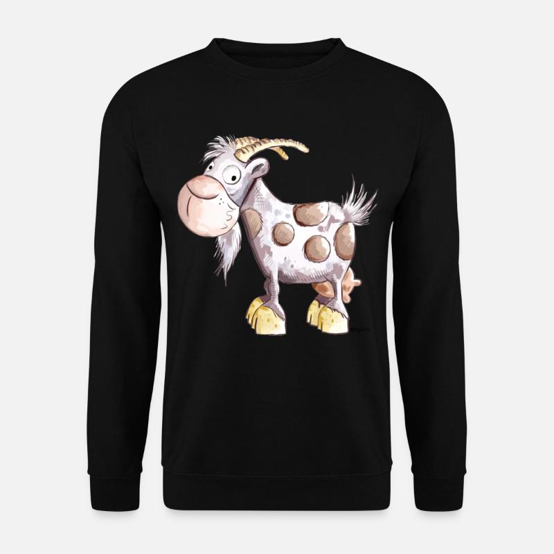 Happy Goat - Unisex Sweatshirt - black