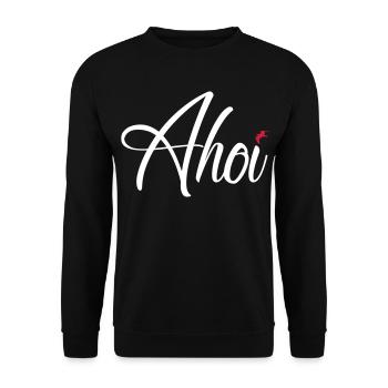 Ahoi - Unisex Pullover - Schwarz - Vorne - Alina (178cm) & Michal (187cm)