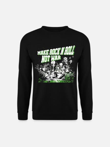 Make Rock´n´Roll Not War 2TONE - Unisex Pullover - Schwarz