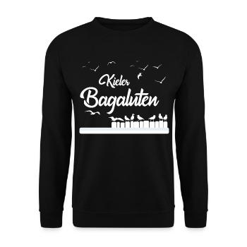 Kieler Bagaluten - Unisex Pullover - Schwarz - Vorne - Alina (178cm) & Michal (187cm)