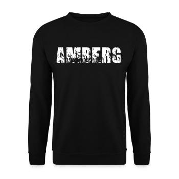 Amberg - Unisex Pullover - Schwarz - Vorne - Alina (178cm) & Michal (187cm)