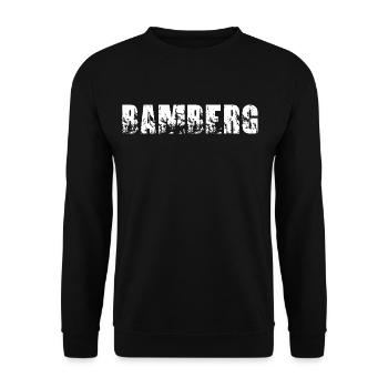 Bamberg - Unisex Pullover - Schwarz - Vorne - Alina (178cm) & Michal (187cm)