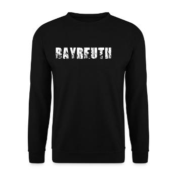 Bayreuth - Unisex Pullover - Schwarz - Vorne - Alina (178cm) & Michal (187cm)