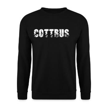 Cottbus - Unisex Pullover - Schwarz - Vorne - Alina (178cm) & Michal (187cm)