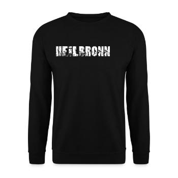 Heilbronn - Unisex Pullover - Schwarz - Vorne - Alina (178cm) & Michal (187cm)