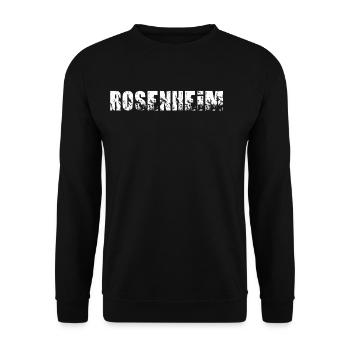 Rosenheim - Unisex Pullover - Schwarz - Vorne - Alina (178cm) & Michal (187cm)