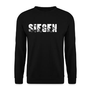 Siegen - Unisex Pullover - Schwarz - Vorne - Alina (178cm) & Michal (187cm)