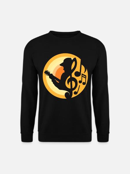 Guitar Player - Unisex Sweatshirt - black