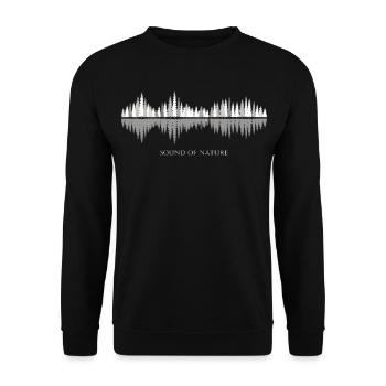 Sound of Nature - Winter - Unisex Sweatshirt - black - Front - Alina (178cm) & Michal (187cm)