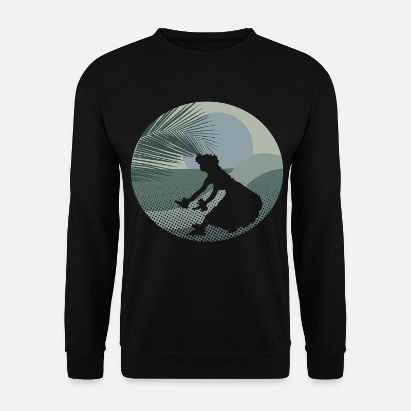 Hawaii Girl - Unisex Pullover - Schwarz