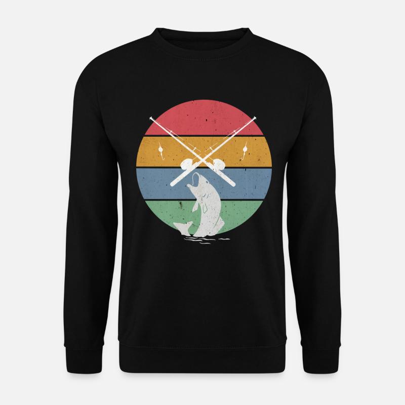 Angeln Angler - Unisex Pullover - Schwarz