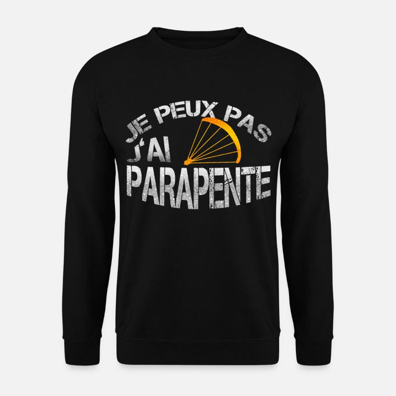 parapente - Unisex Pullover - Schwarz