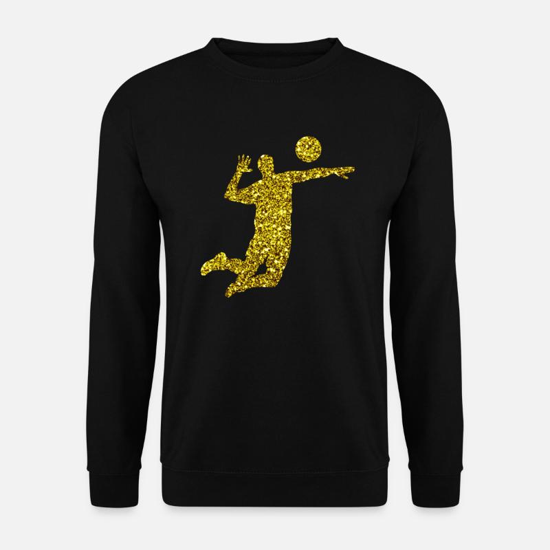 Gold Volleyball - Unisex Pullover - Schwarz