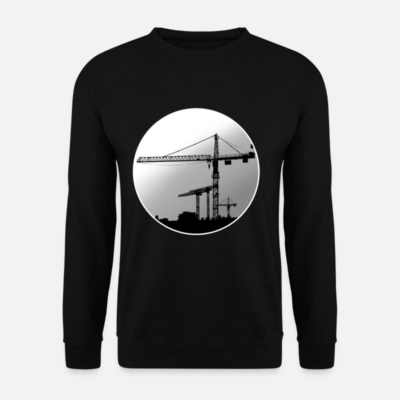 Crane operator crane - Unisex Sweatshirt - black
