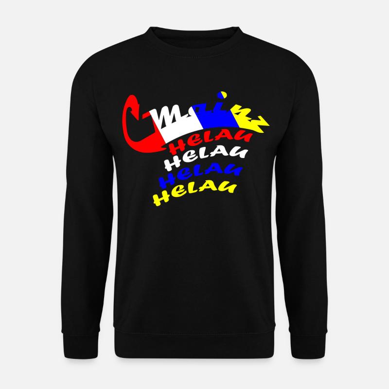 Conception du carnaval de Helau - Sweat-shirt Unisexe - noir