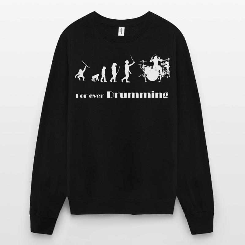Evolution - For ever drumming Unisex Sweatshirt