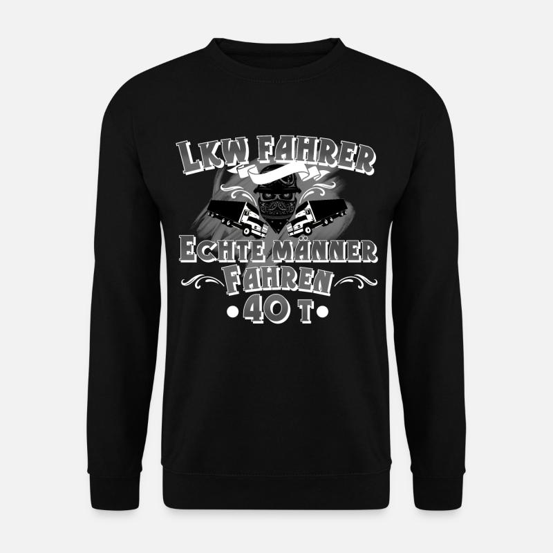 Lkw Fahrer - Unisex Pullover - Schwarz
