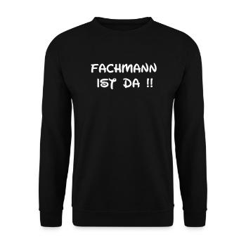 Sprüche,Spruch,Lustig,Arbeit,Spaß,humor,lustige - Unisex Pullover - Schwarz - Vorne - Alina (178cm) & Michal (187cm)