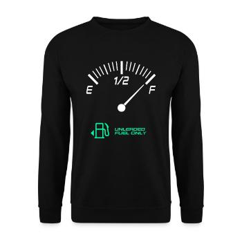 Full tank - Unisex Sweatshirt - black - Front - Alina (178cm) & Michal (187cm)