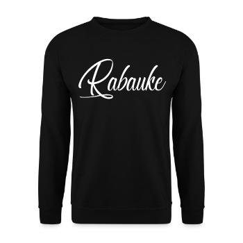 Rabauke - Unisex Pullover - Schwarz - Vorne - Alina (178cm) & Michal (187cm)