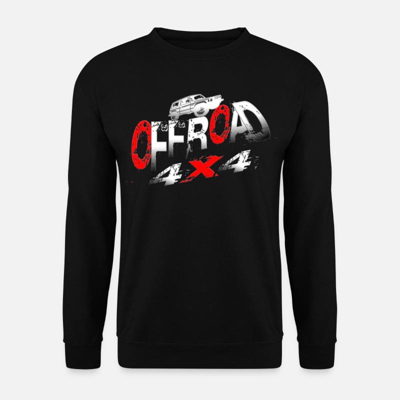 Offroad vehicle 4x4 - Unisex Sweatshirt - black