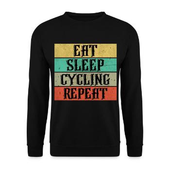Cyclisme cyclisme - Sweat-shirt Unisexe - noir - Devant - Alina (178cm) & Michal (187cm)