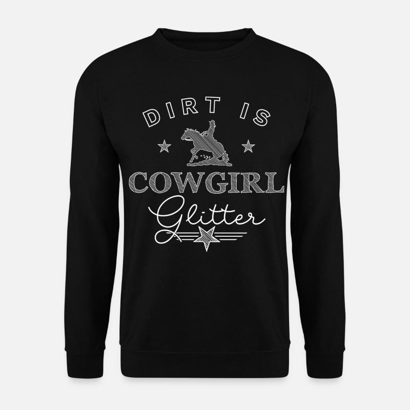 Dirt is Glitter - White Edition - Sweat-shirt Unisexe - noir