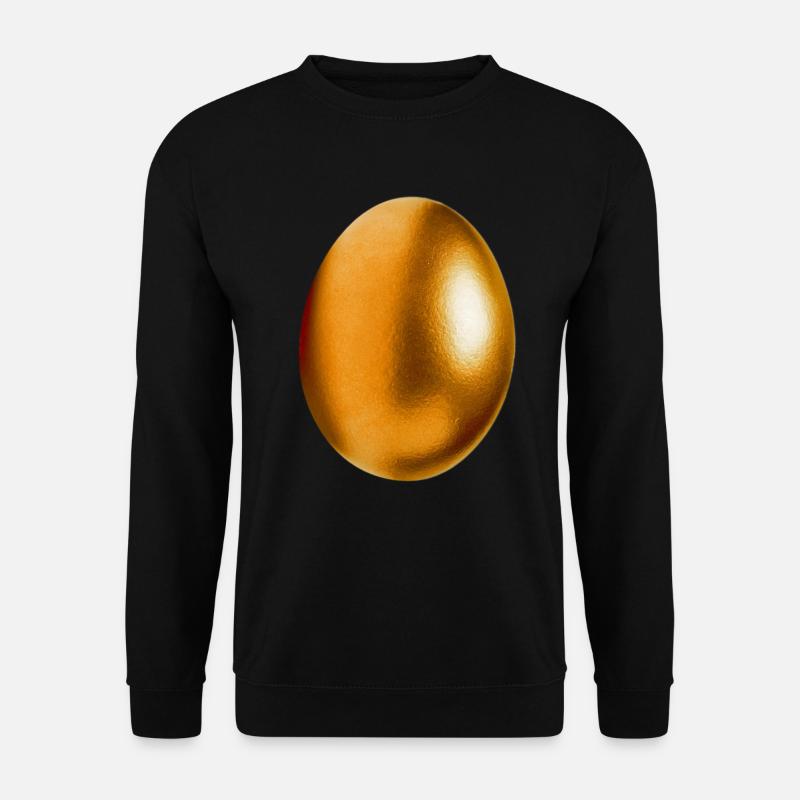Goldenes Ei - Unisex Pullover - Schwarz