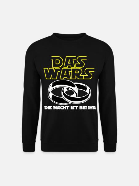 Junggesellenabschied , die Macht ist bei ihr(25) - Unisex Pullover - Schwarz