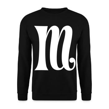 Magic M - Unisex Sweatshirt - black - Front - Alina (178cm) & Michal (187cm)
