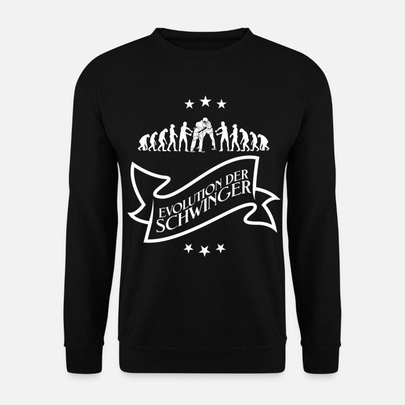 Schwinger Schwingen Evolution T-Shirt Design - Unisex Pullover - Schwarz