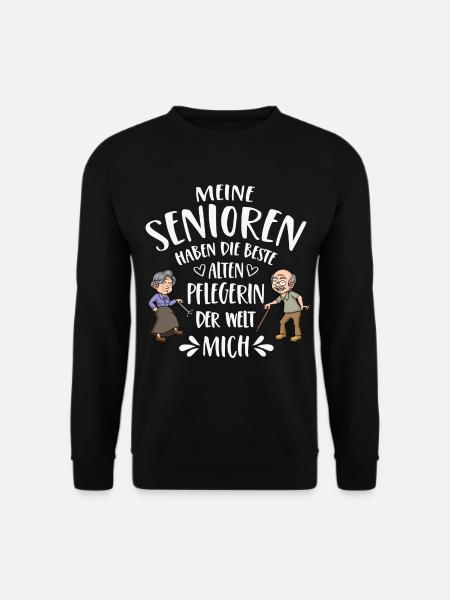 Beste Altenpflegerin der Welt - Unisex Pullover - Schwarz