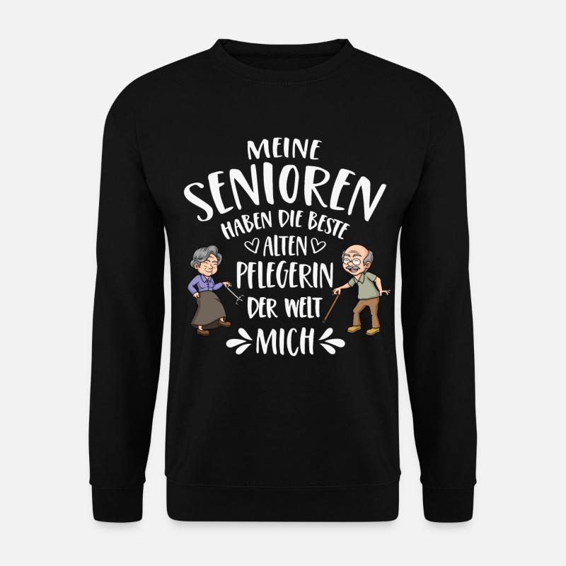 Beste Altenpflegerin der Welt - Unisex Pullover - Schwarz